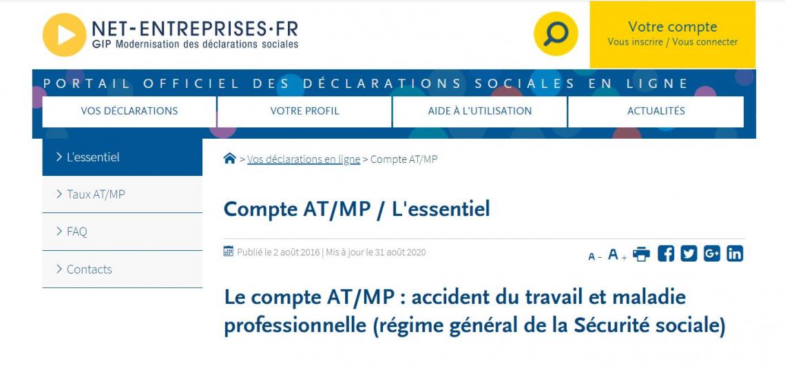 Creer Un Compte At/mp Sur Net Entreprise