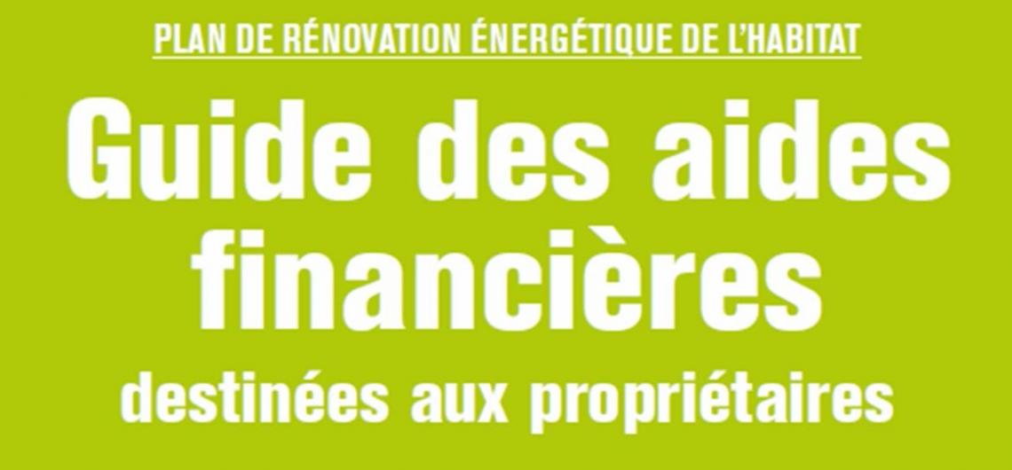 Guide des aides financières destinées aux