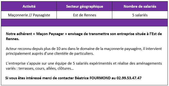 Macon paysagiste Est Rennes
