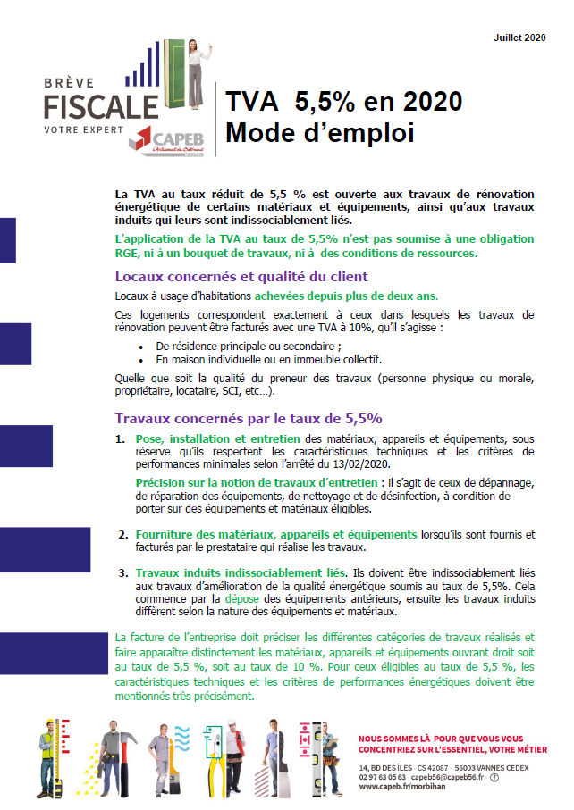 Tva 5 5 Travaux